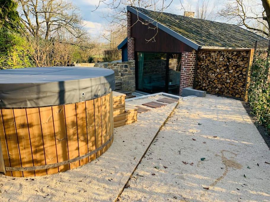 Tynil Saint Jean: Renovated Old Barn + Nordic Bath Villa Aubel Bagian luar foto