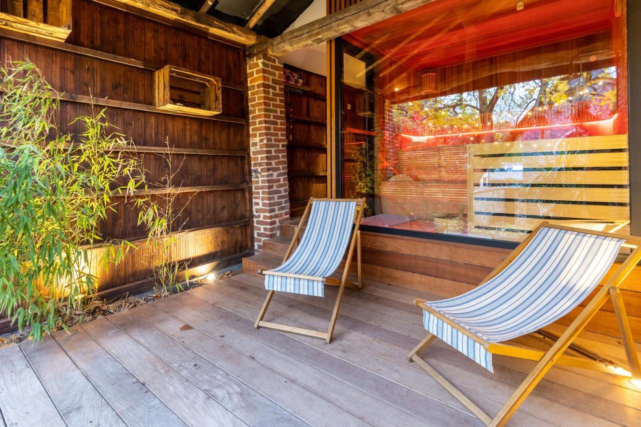 Tynil Saint Jean: Renovated Old Barn + Nordic Bath Villa Aubel Bagian luar foto